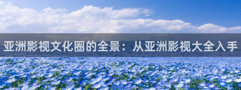 泡泡影院：亚洲影视文化圈的全景：从亚洲影视大全入手