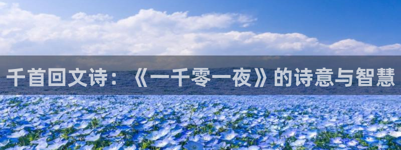 泡沫泡泡：千首回文诗：《一千零一夜》的诗意与智慧